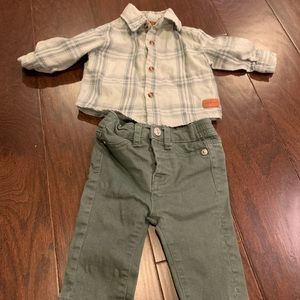 7 For All Mankind jeans and button down set
